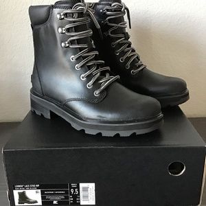 SOREL Lennox Lace-Up Boots, size 9.5